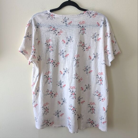 Lucky Brand Women's All Over Floral Tee Size XL - Picture 5 of 8